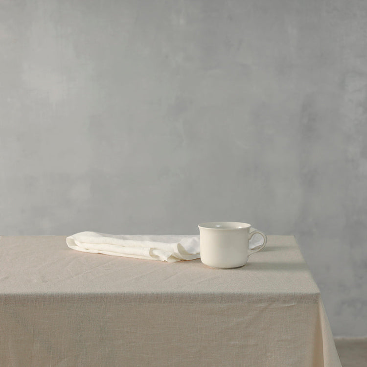 Natural 100% French Flax Linen Tablecloth