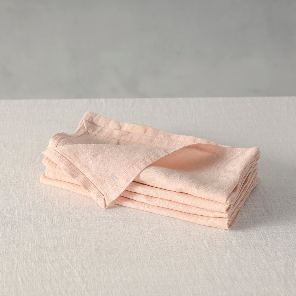 50cm x 50cm Dusk - 100% French Flax Linen Napkins