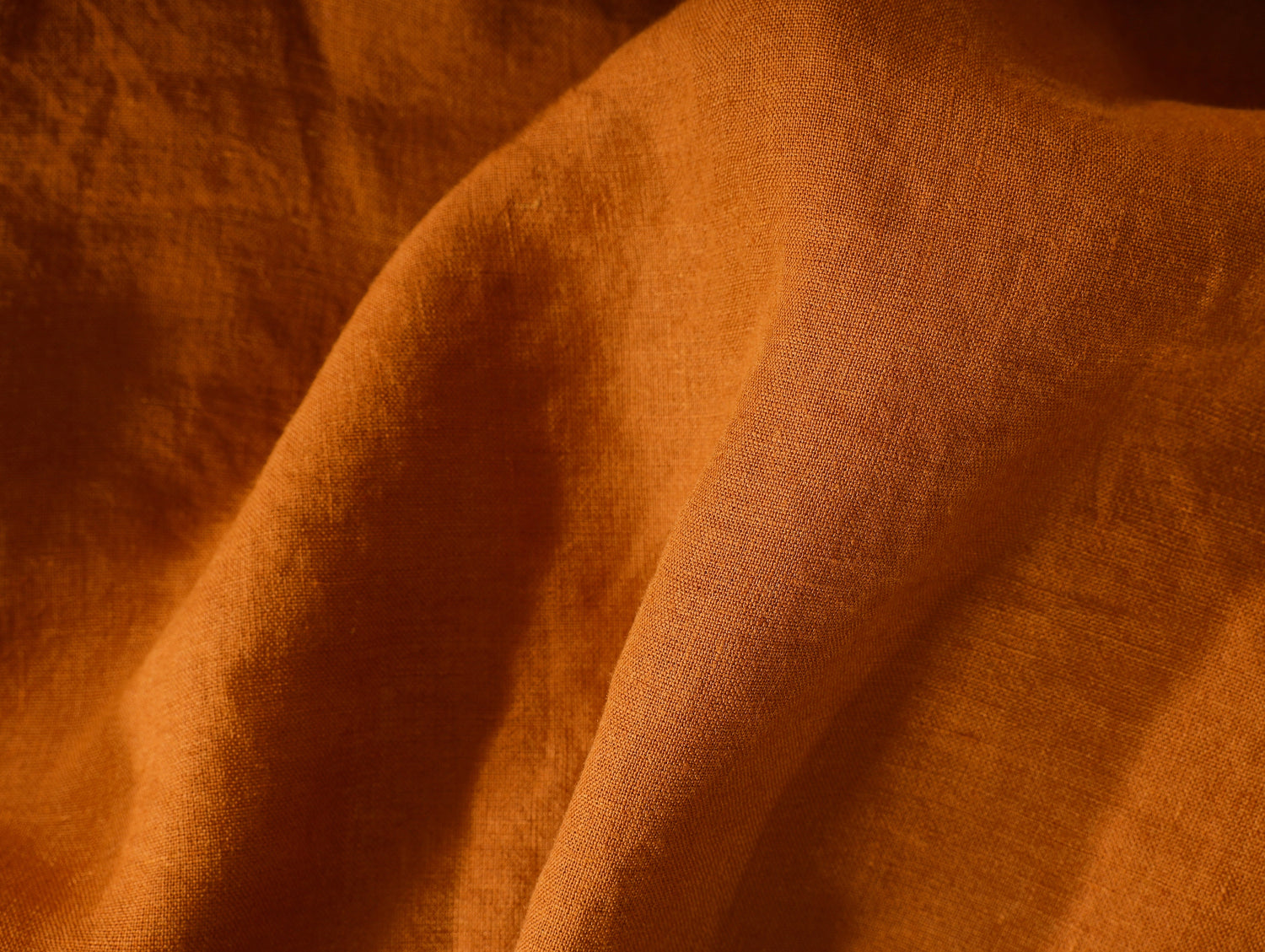 Cinnamon Linen Duvet Cover - 100% French Flax Linen